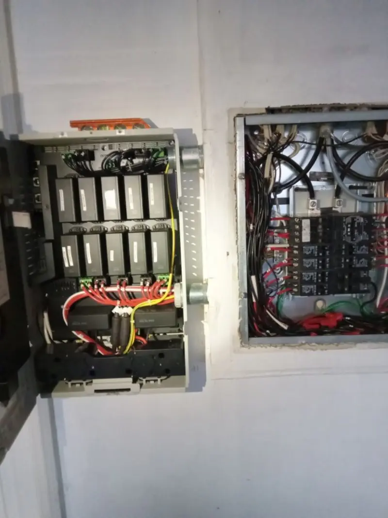 Electrical panel upgrade completed for Security Camera Wiring in North Fair Oaks